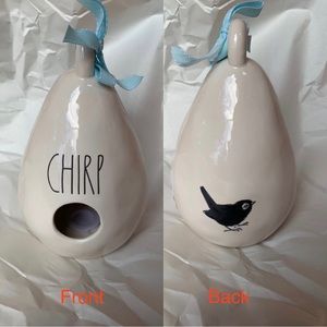 Rae Dunn Chirp birdhouse